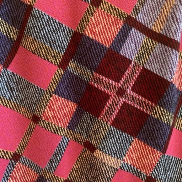 Ellen Tracy Plaid Keyhole Back Shift Dress - Picture 5 of 6